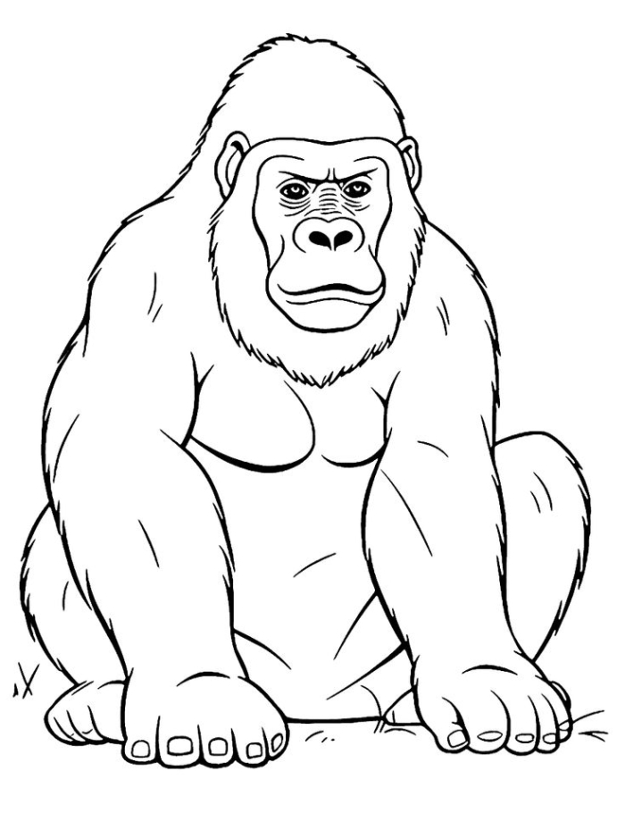 A gorilla.