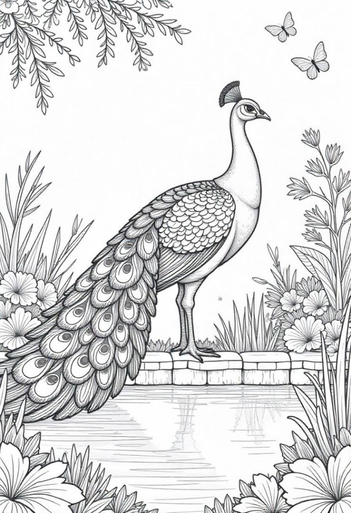 50+ Free Printable Peacock Coloring Pages for Kids – Color and Explore!