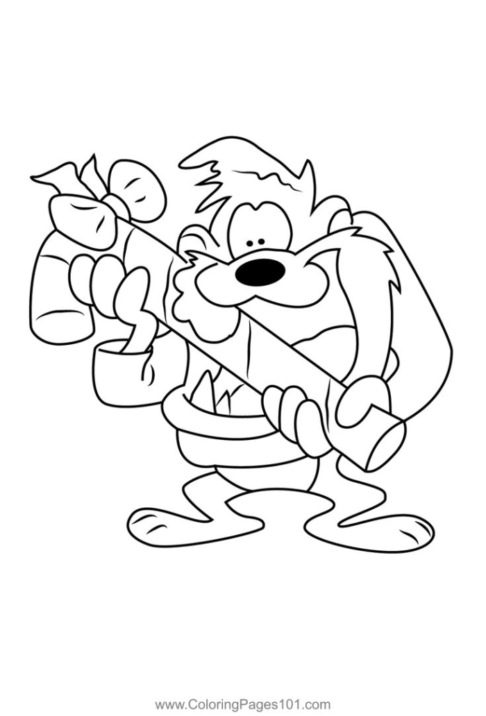 Cartoon character coloring page illustration Cartoon character coloring page illustration