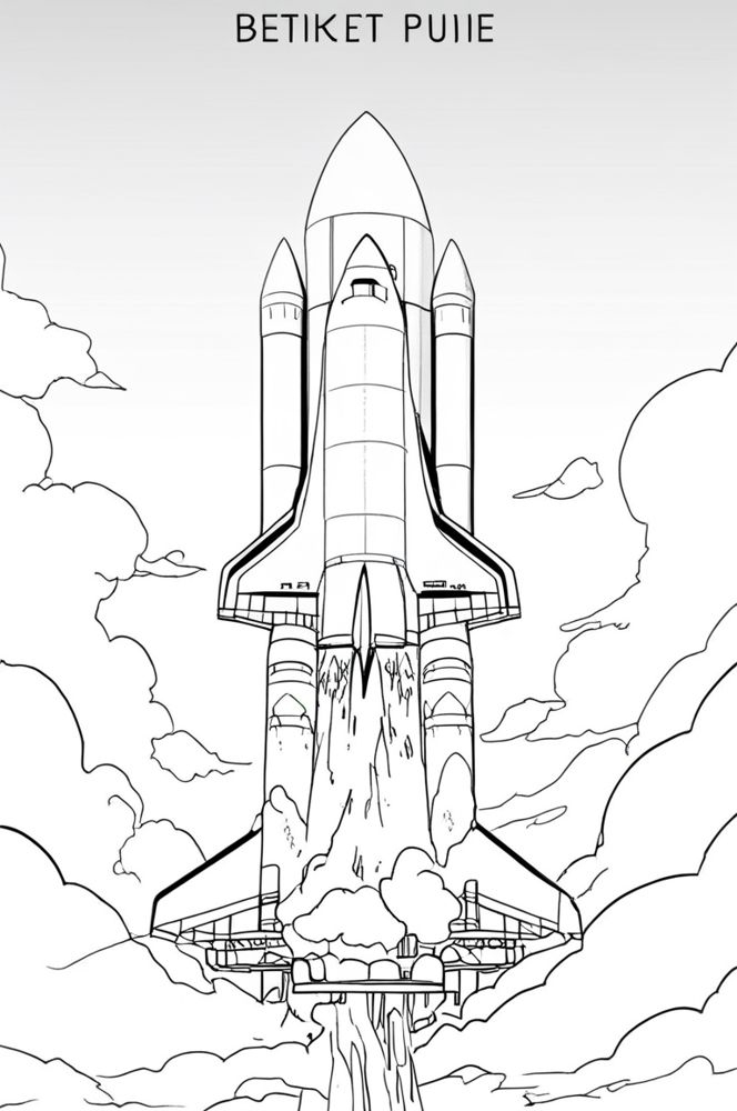 A space shuttle launching into the atmosphere A space shuttle launching into the atmosphere