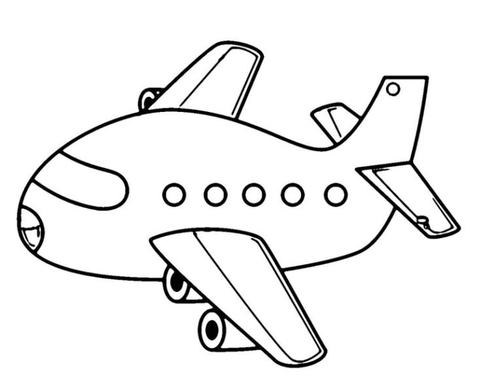 Airplane flying in the sky coloring page for kids and adults Airplane flying in the sky coloring page for kids and adults